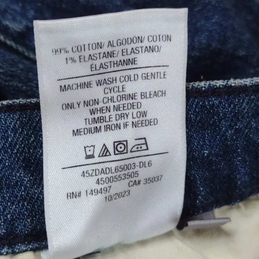 Joe's Jeans Wide Leg Dalia Cargo Dark Wash Denim Jeans Size 31